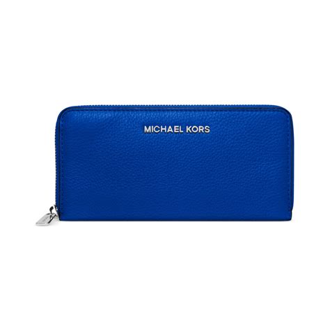 michael kors wallet blue michael kors store|Michael Kors zip around wallet.